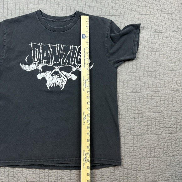 Vintage Danzig T Shirt Men Medium Black Hard Rock Heavy Metal Band Tee - Picture 7 of 8